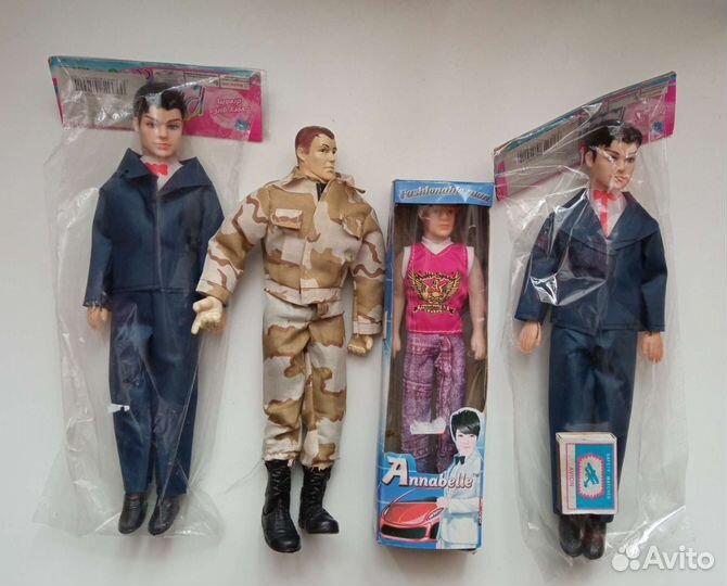 Куклы Мужчины новые, пакетом