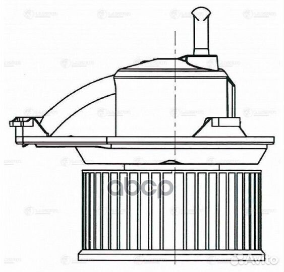 Вентилятор отопителя 909 LFH1509 luzar