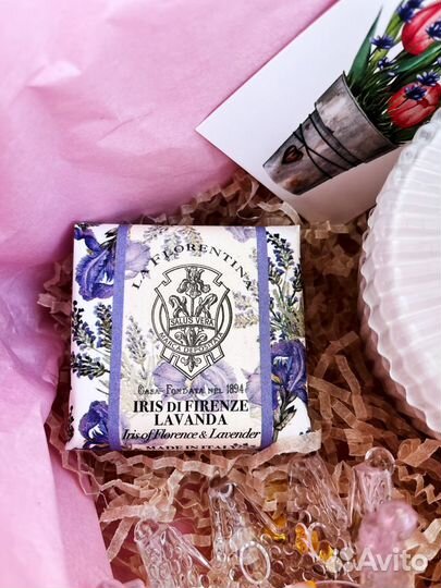 Подарочный набор подарок мыло косметика свеча