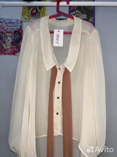 Рубашка белая женская