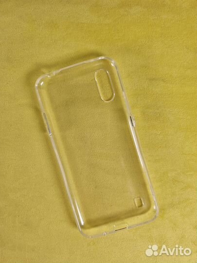 Чехол силиконовый-прозрачный (Samsung M01)