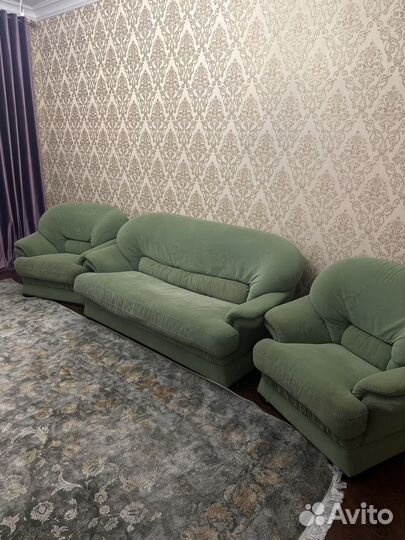 Диван и 2 кресла