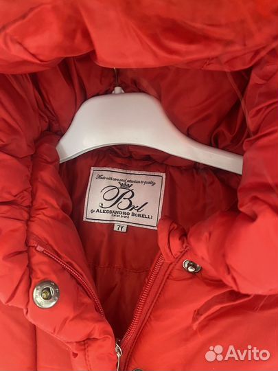 Пальто зимнее для девочки 116