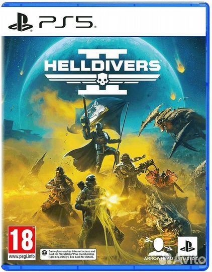 Helldivers 2 ps5 диск