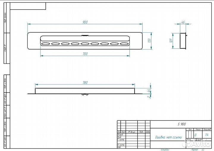 Биокамин топливный блок