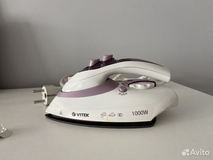 Дорожный утюг vitek VT-1227, 1000 Вт