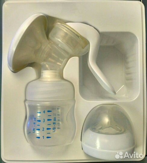 Молокоотсос ручной с пакетами для молока