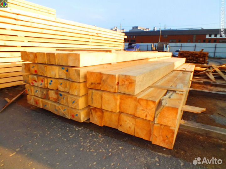 Качественный брус 150х150мм, сосна