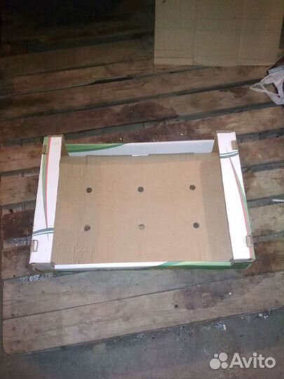 Коробки картонные б/у для овощей и фруктов