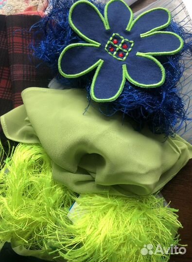 Пакет с отрезками тканей, для творчества и хобби