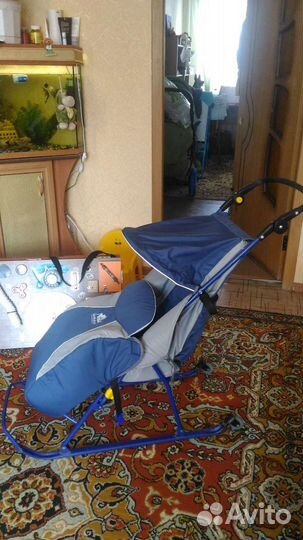 Коляска санки