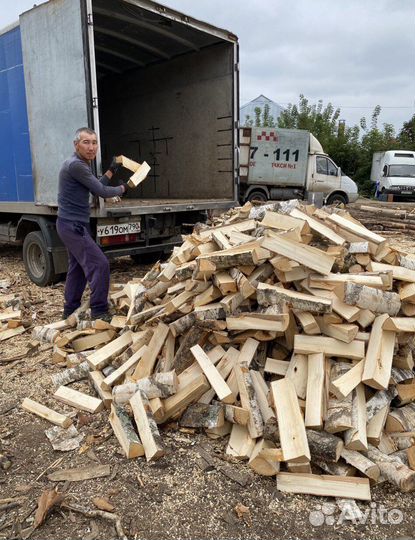 Дрова березовые колотые