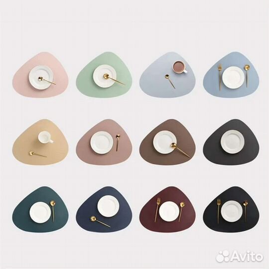 Плэйсматы 4шт, сервировочные салфетки на стол