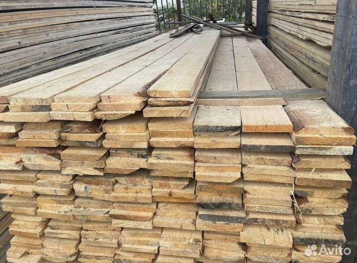 Доска обрезная 25х100х6000мм от производителя