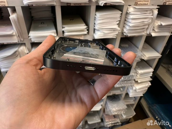 Корпус iPhone 12 черный (Арт.14183)
