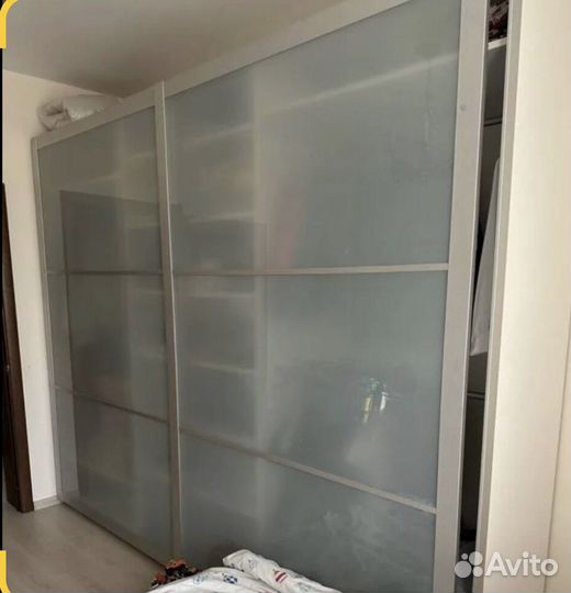 Большой шкаф купе икеа пакс