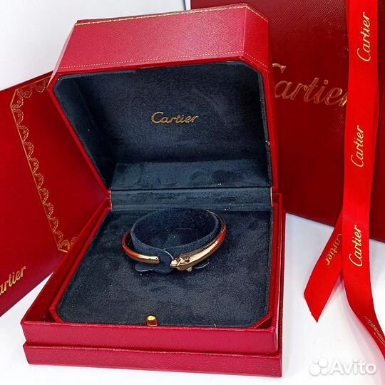 Новый браслет в стиле Panthere de Cartier