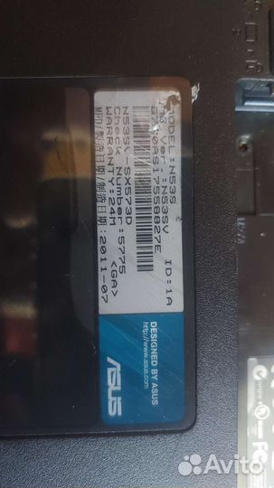 Клавиатура для ноутбука asus N53S