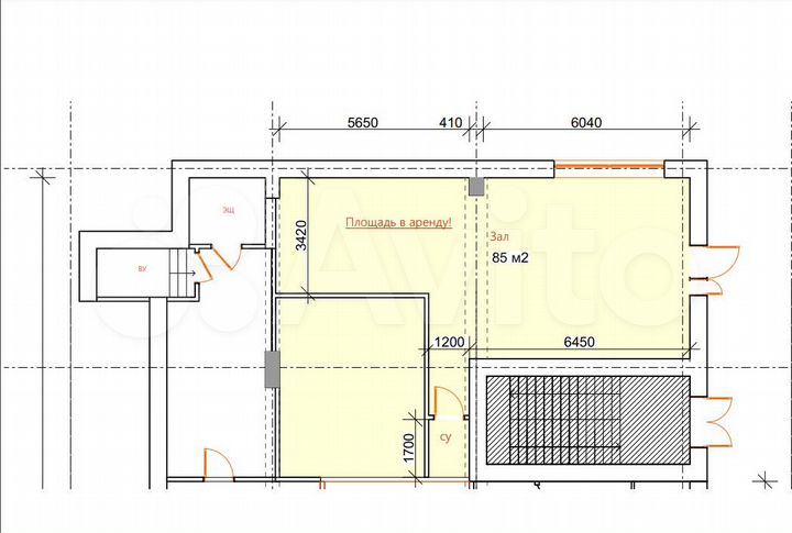 Свободного назначения, 85 м²