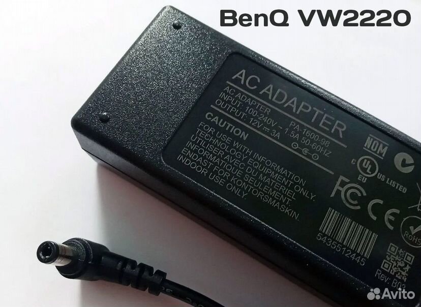 Блок питания BenQ V2220 (адаптер 12V 3A, BB02-B)