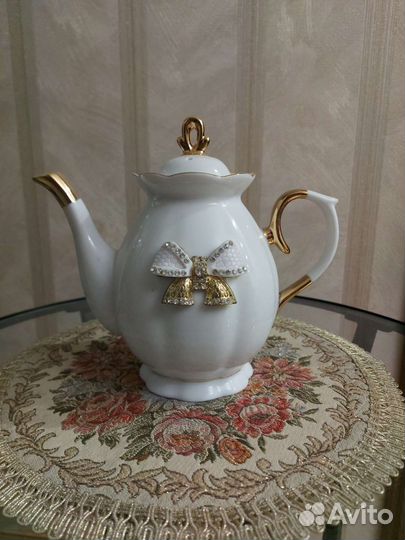 Чайник заварочный новый фарфор