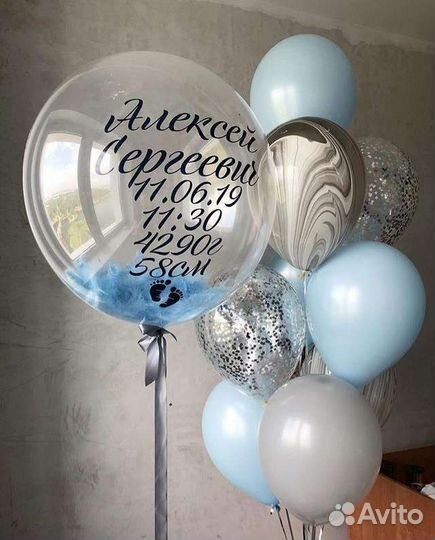 Шары на выписку из роддома