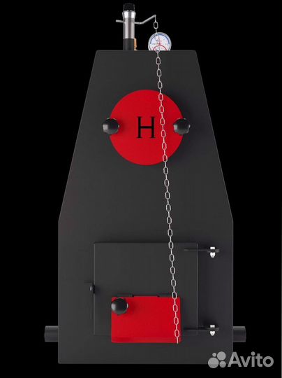 Твердотопливный котёл 50 квт