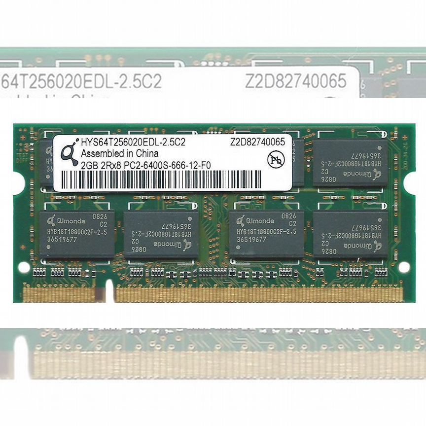 [HYS64T256020EDL-2.5C2] Оперативная Память Qimonda Hys64t256020edl-2.5c2