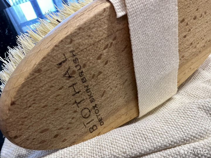 Массажная щетка натуральный мексиканский кактус