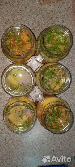 Банки домашние с мясом