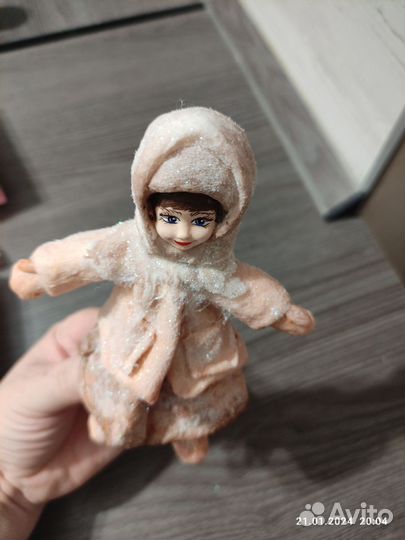 Ватные ёлочные игрушки 