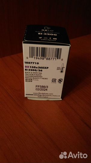 Фотопленка ilford 35 мм 135 формат
