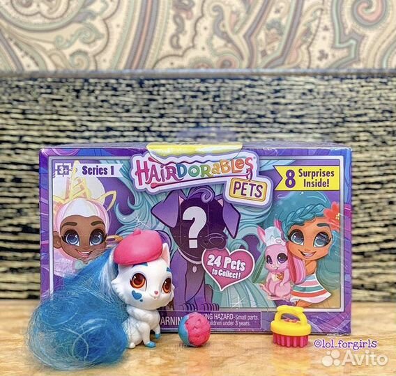 Питомцы хердораблс hairdorables pets 1 серия