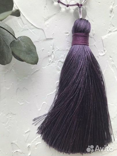 Мала из флюорита и аметиста