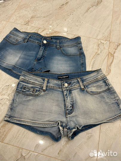 Шорты джинсовые dolce gabbana женские