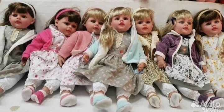 Детская, говорящая кукла с одеждой 60см