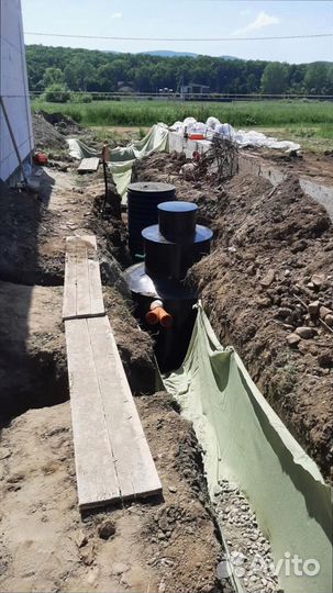 Стация биологической очистки для семьи без запаха