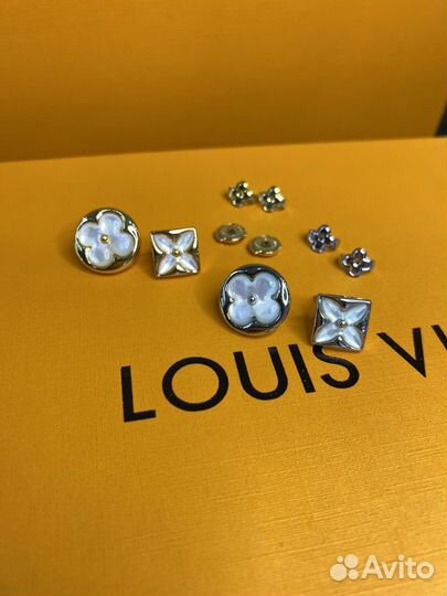 Серьги louis vuitton