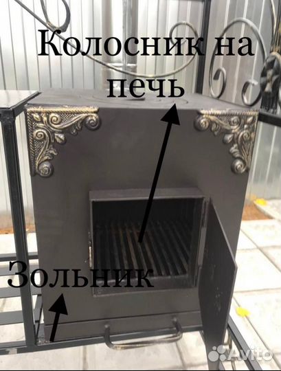 Кованные мангалы с крышей