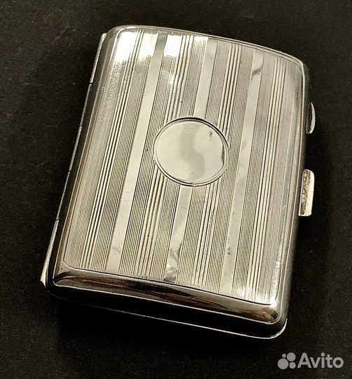 Портсигар антикварный серебряный 1921 год