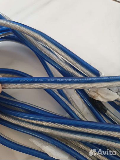 Медный акустический кабель 10GA и 14GA