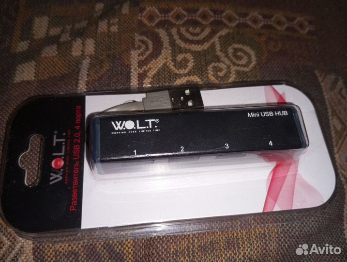 Мульти разветвитель usb 2.0 7 портовый выкл