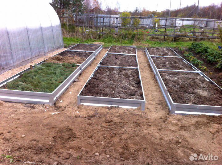 Грядки оцинкованные/клумбы/альпийские горки