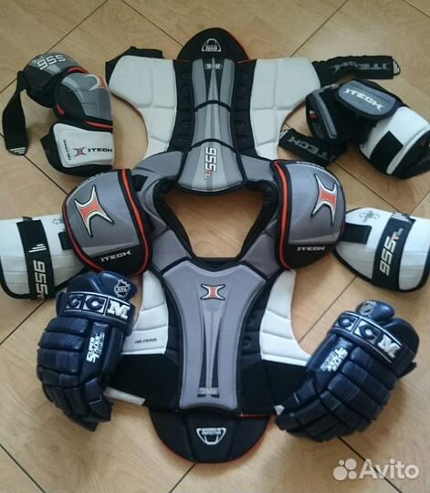 Хоккейная экипировка рост 178-185 и баул