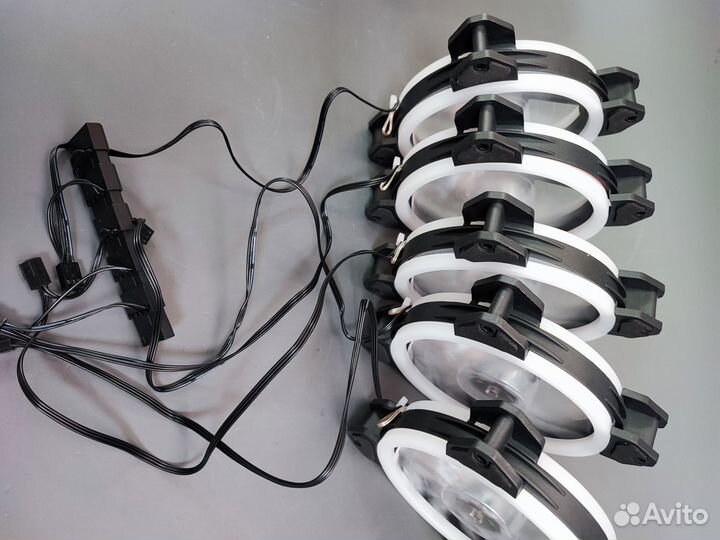 5шт Опт Кулер R2 RGB5 для корпуса LED RGB