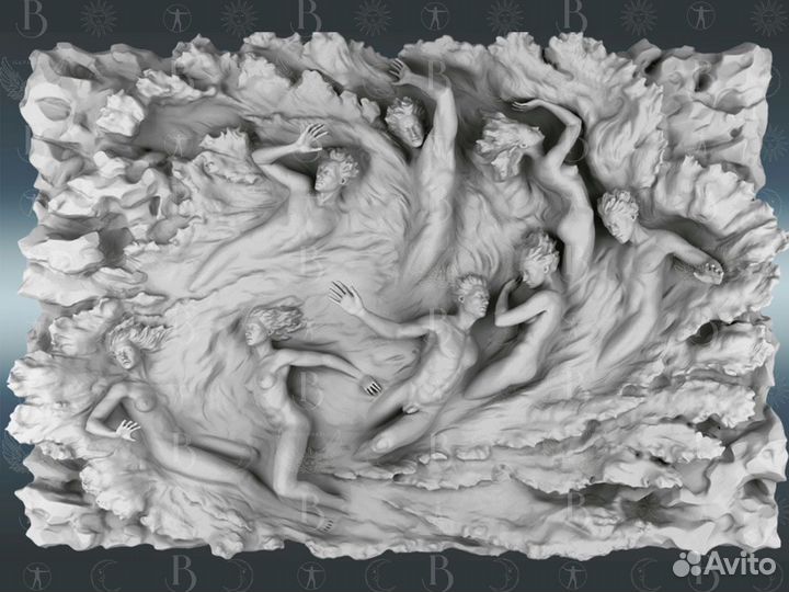 Барельеф интерьерный из фильма Адвокат дьявола 3,3