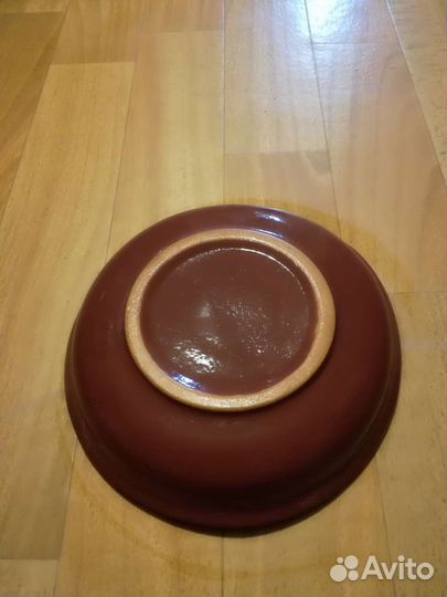 Горшок керамический с подставкой