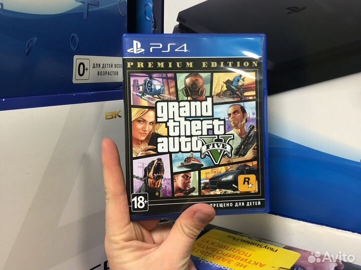 Игра для приставки гта 5 пс4 новый диск