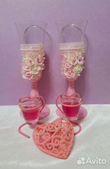 Бокалы и подсвечники на подарок