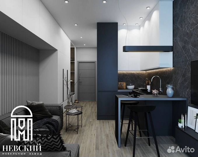 Кухонный гарнитур мдф с установкой